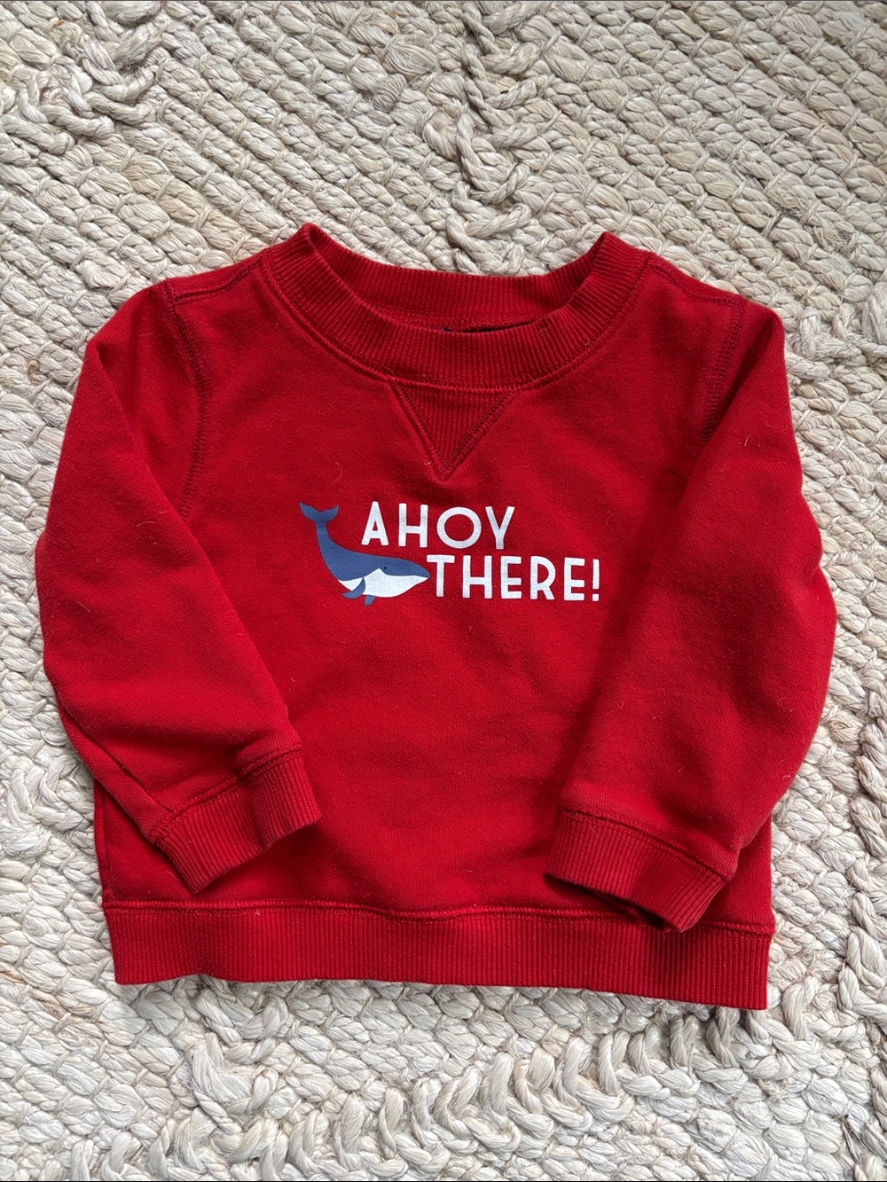 Janie and Jack Nautical Ahoy There! Sweatshirt